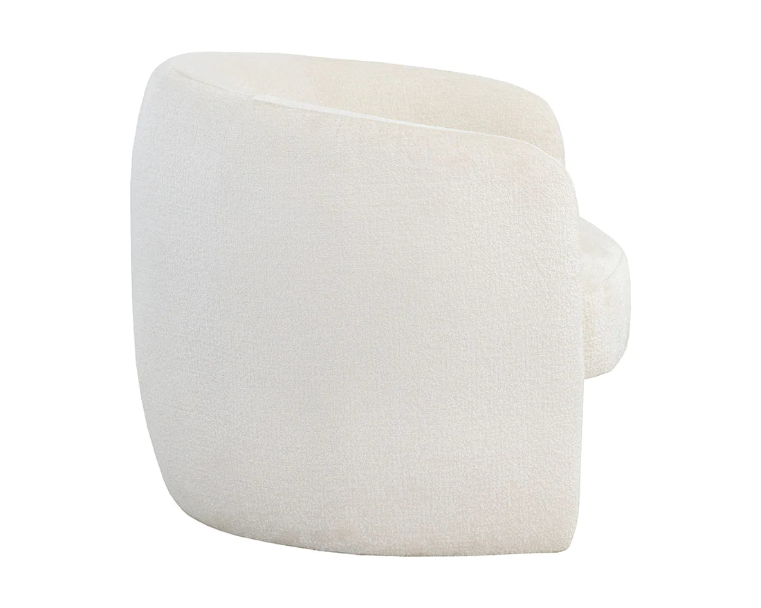 Mircea Lounge Chair - Ivory