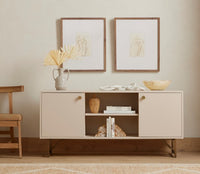 Alabaster Media Stand