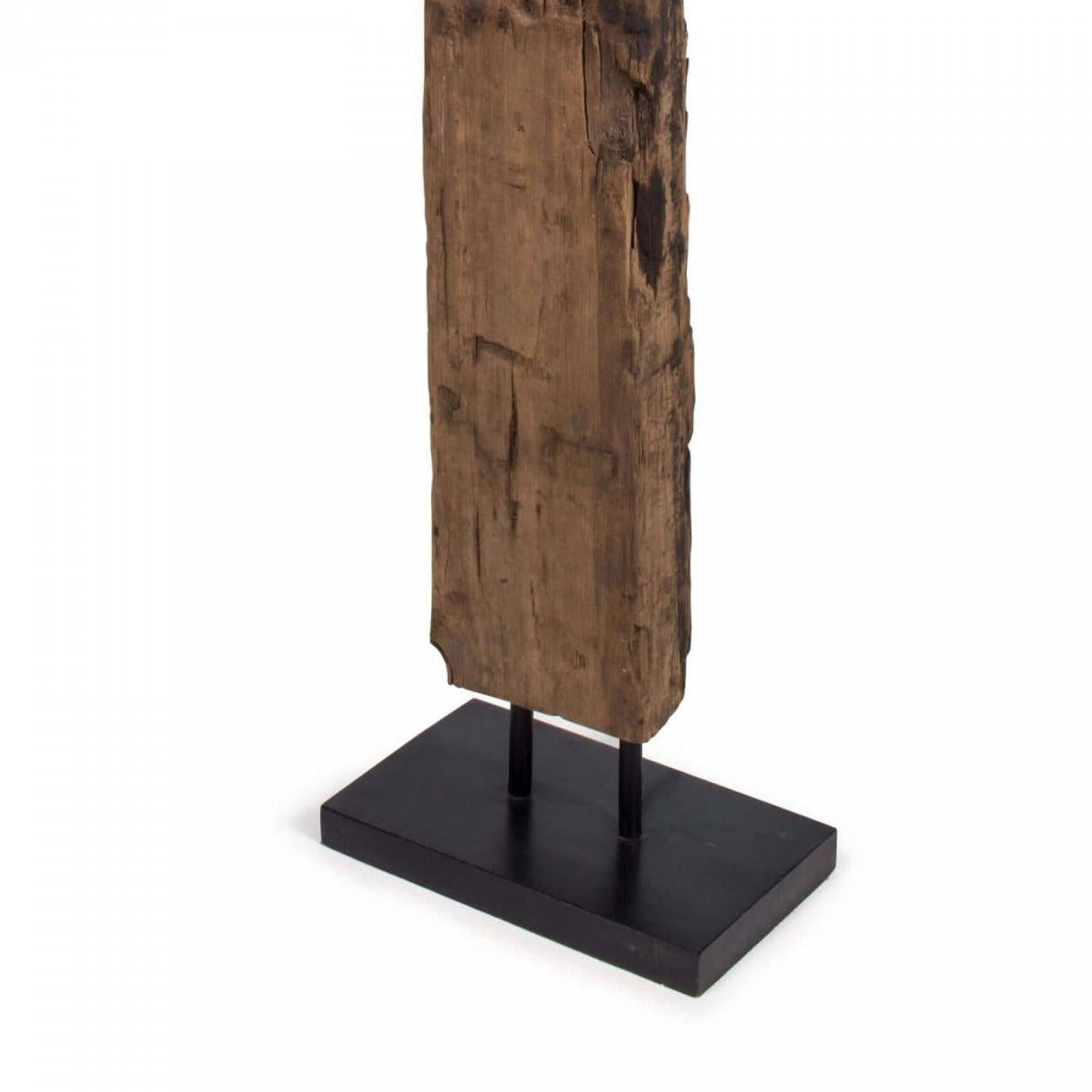 Reclaimed Wood Floor Lamp