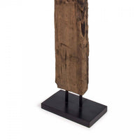 Reclaimed Wood Floor Lamp