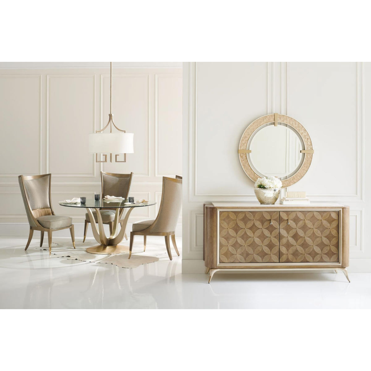 Collar Up Dining Chair