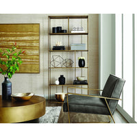Eiffel Bookcase - Large - Antique Brass
