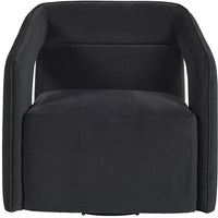 Kendrick Black Swivel Chair