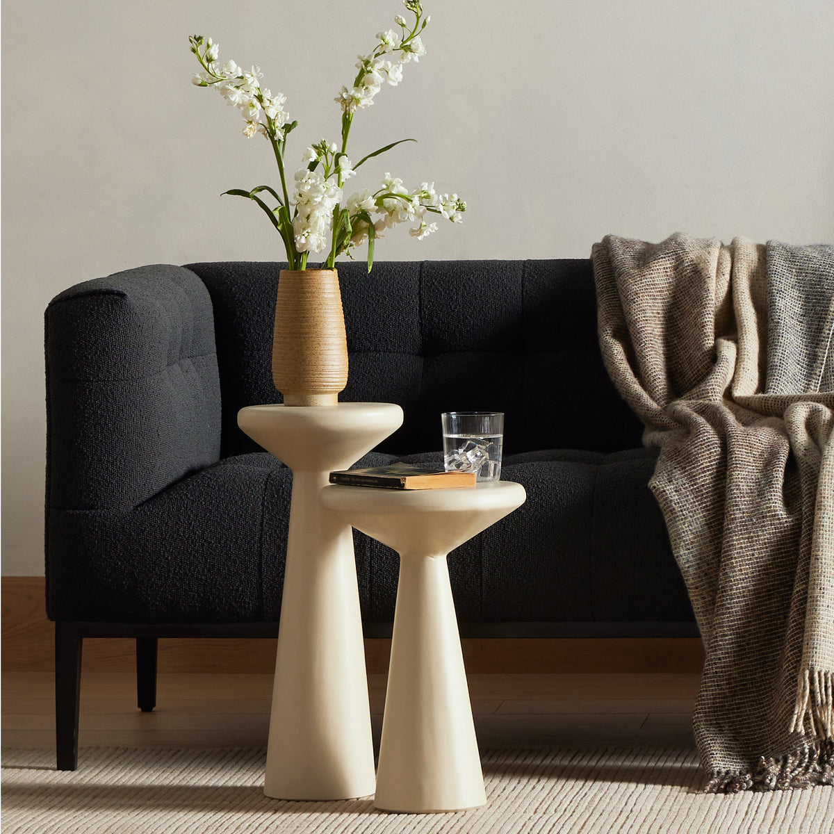 Ravine Concrete Accent Table