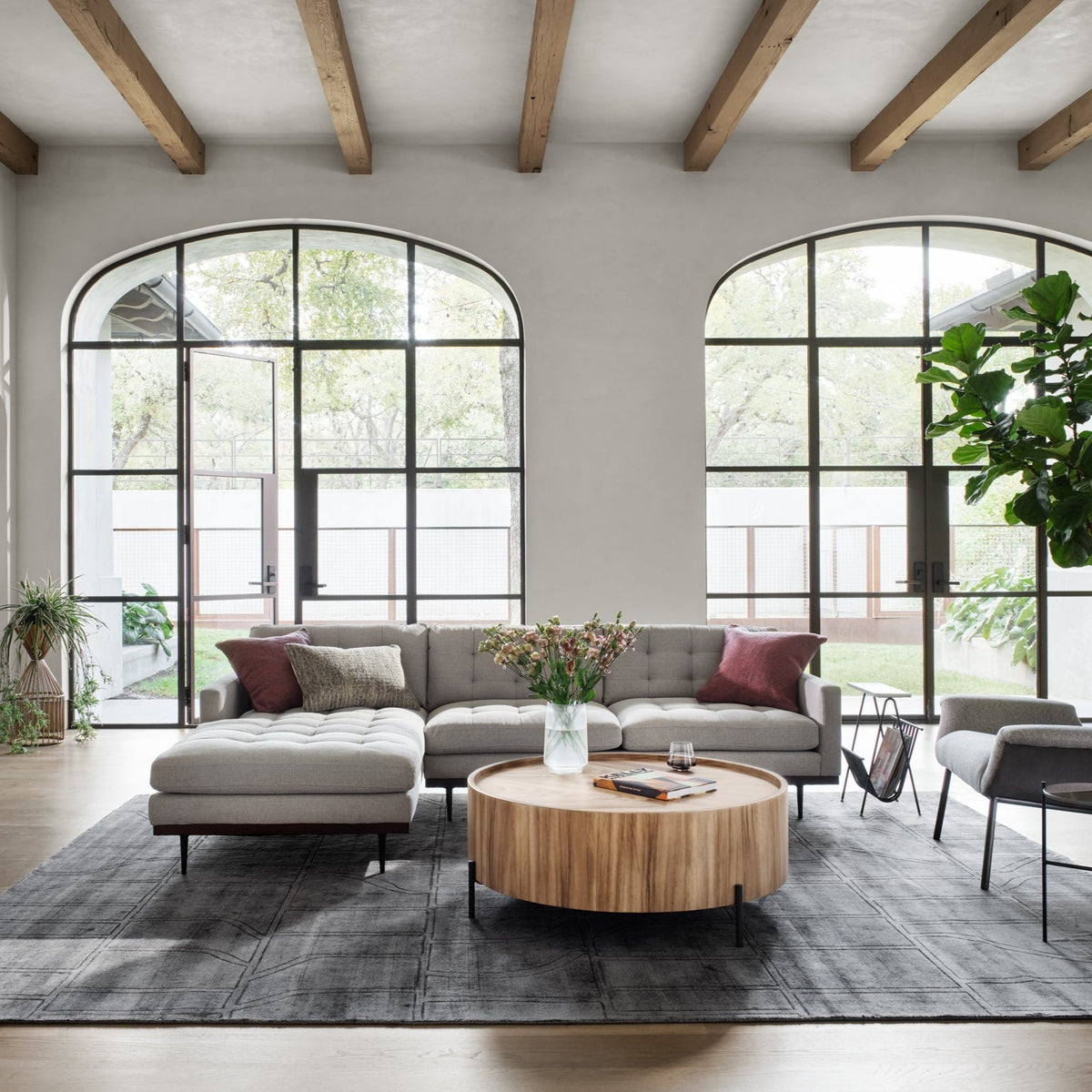 Lunas Drum Coffee Table
