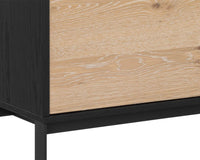 Rosso Media Console and Cabinet