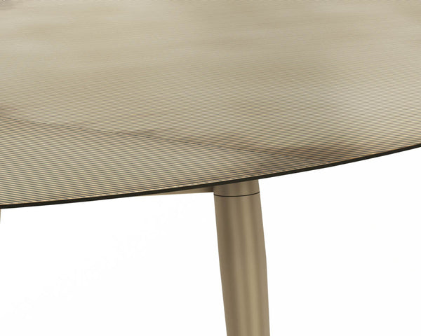 Tuner Oval Coffee Table