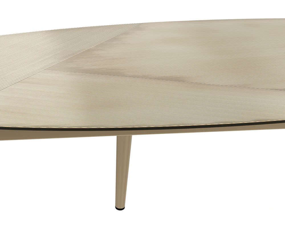 Tuner Oval Coffee Table
