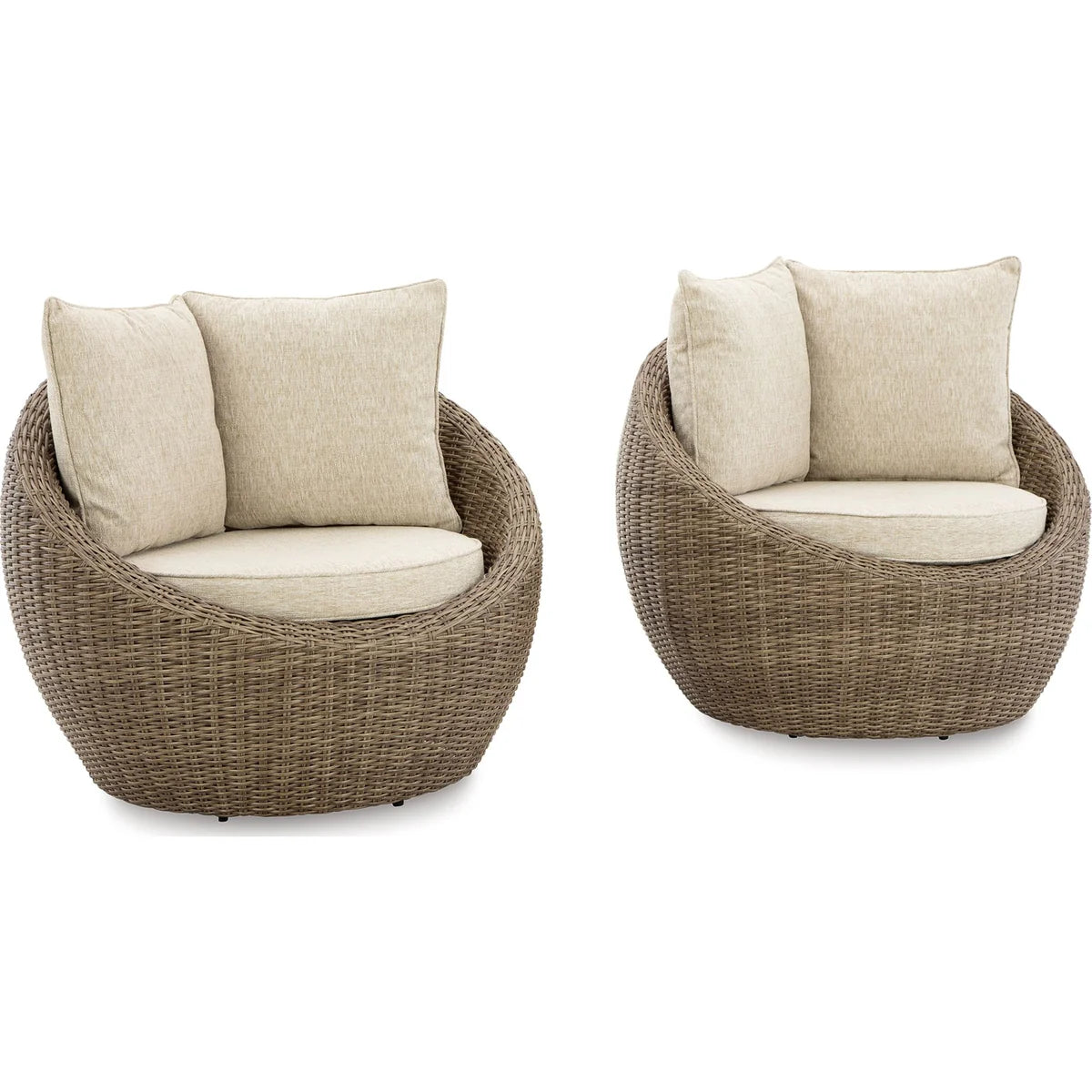 Danson Swivel Lounge Chairs (Set of 2)