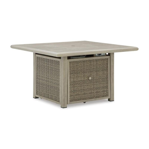 Cliff Trails Square Fire Pit Table