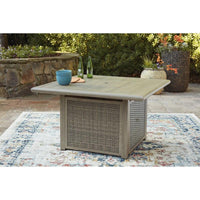 Cliff Trails Square Fire Pit Table