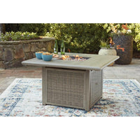 Cliff Trails Square Fire Pit Table