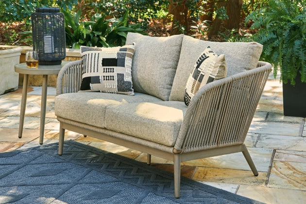 Outdoor rope loveseat sale