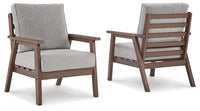 Emmeline Outdoor Lounge Chair (Set of 2)