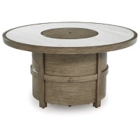 Rainier Ranch Round Fire Pit Table