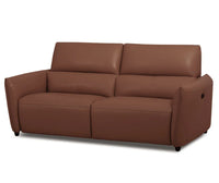 Sicely Leather Power Reclining Sofa