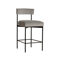 Seneca Black Counter Stool