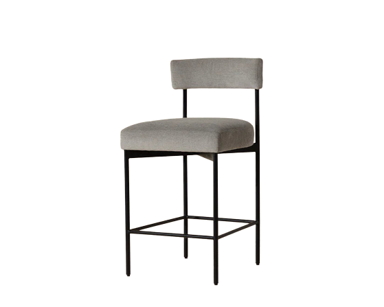 Seneca Black Counter Stool