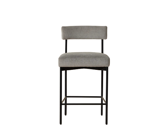 Seneca Black Counter Stool