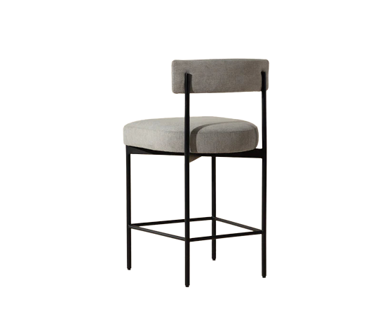 Seneca Black Counter Stool